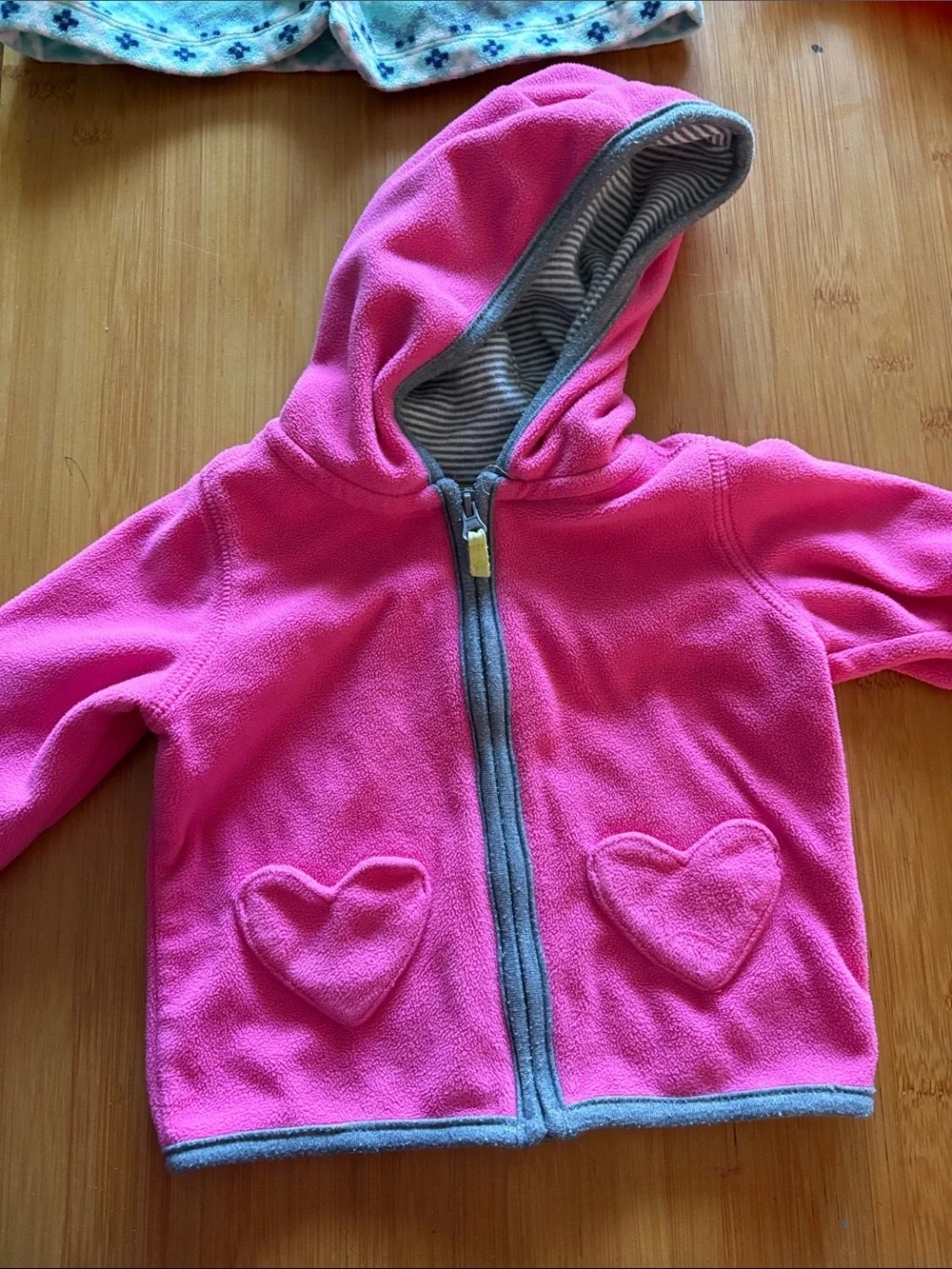 9 Month Fall Baby Girl's Pink Fleece Jackets & Tops Bundle
